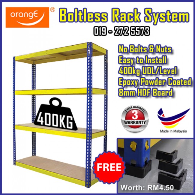 EBR - H7' x L5' Boltless Rack | Rak Besi Tanpa Screw Malaysia